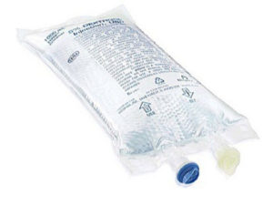 medical saline bag